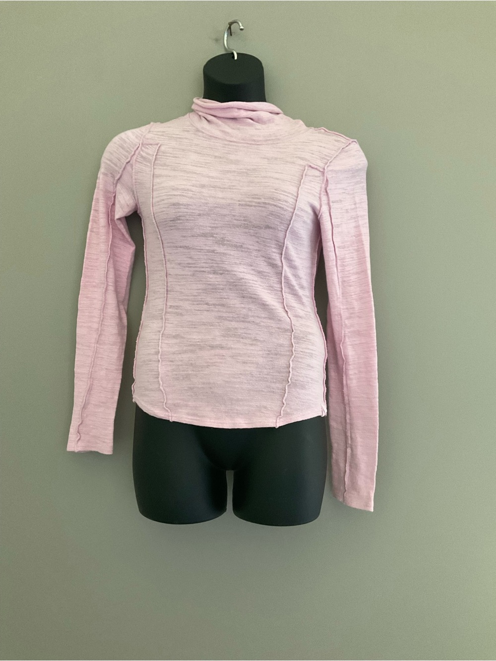 We the Free Light Pink Long Sleeve Top